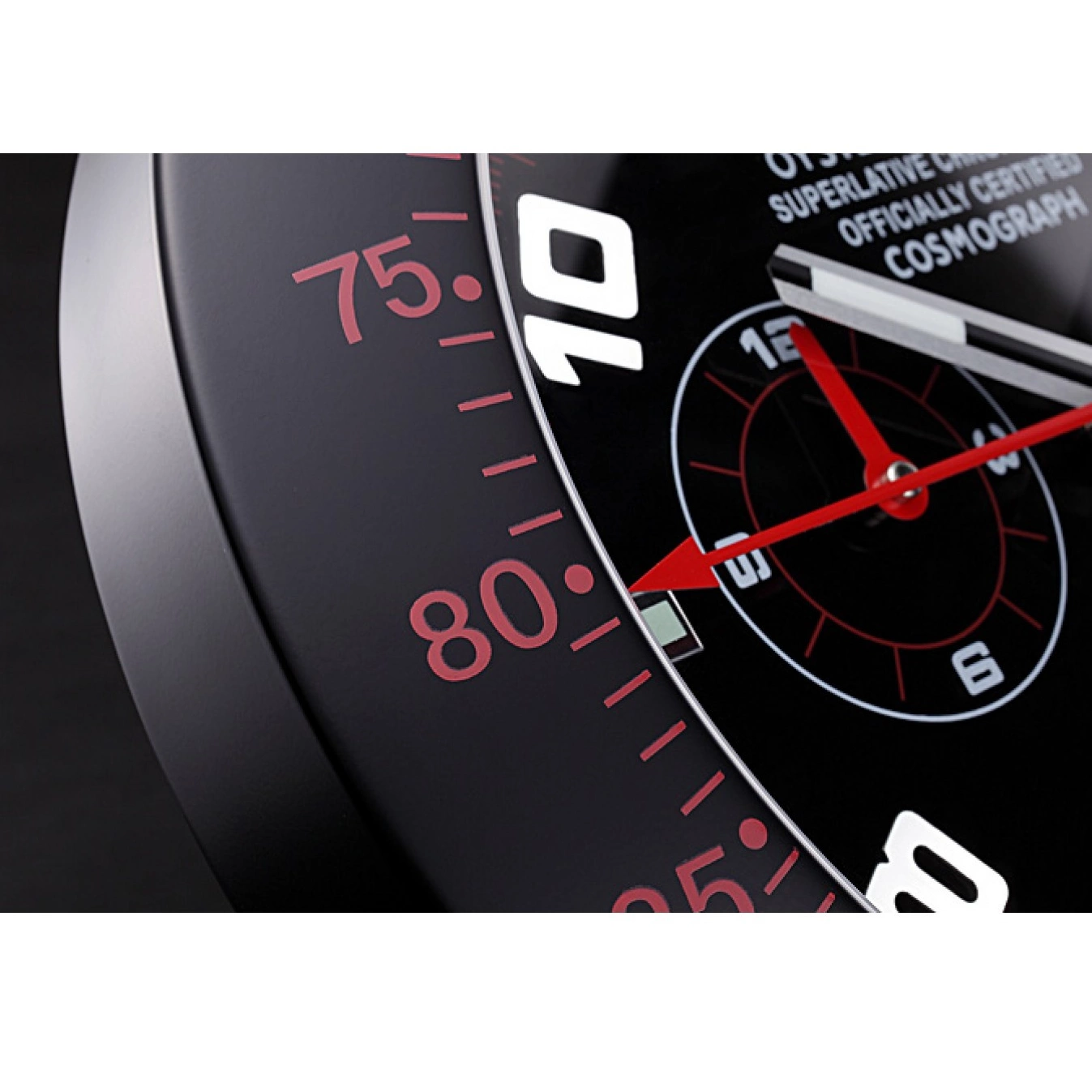 Rolex aaa copy Daytona 621908 Cosmograph Wall Black-Red Clock Rolex 0722